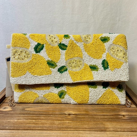 Viral Beaded Lemon Clutch!